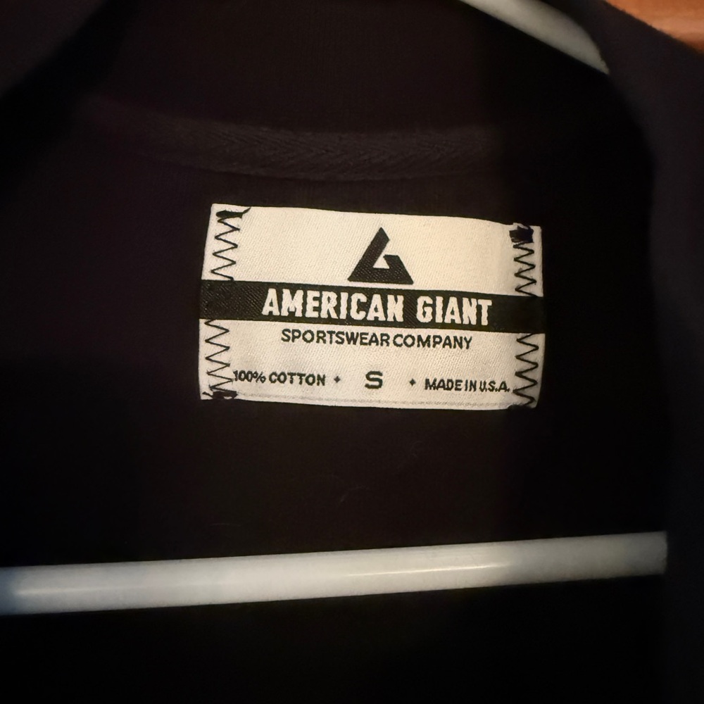 NWOT American Giant Black Jacket S - Picture 2 of 5